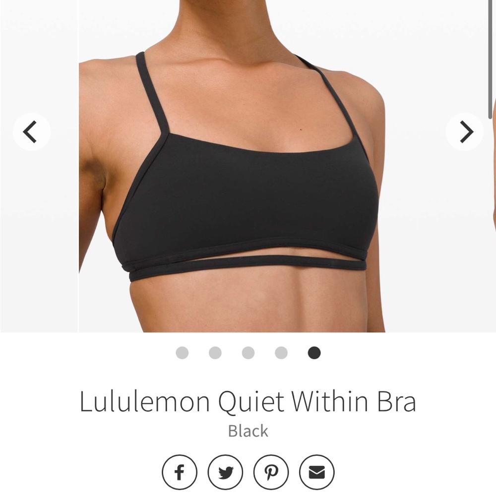 Lululemon Quiet Within Bra